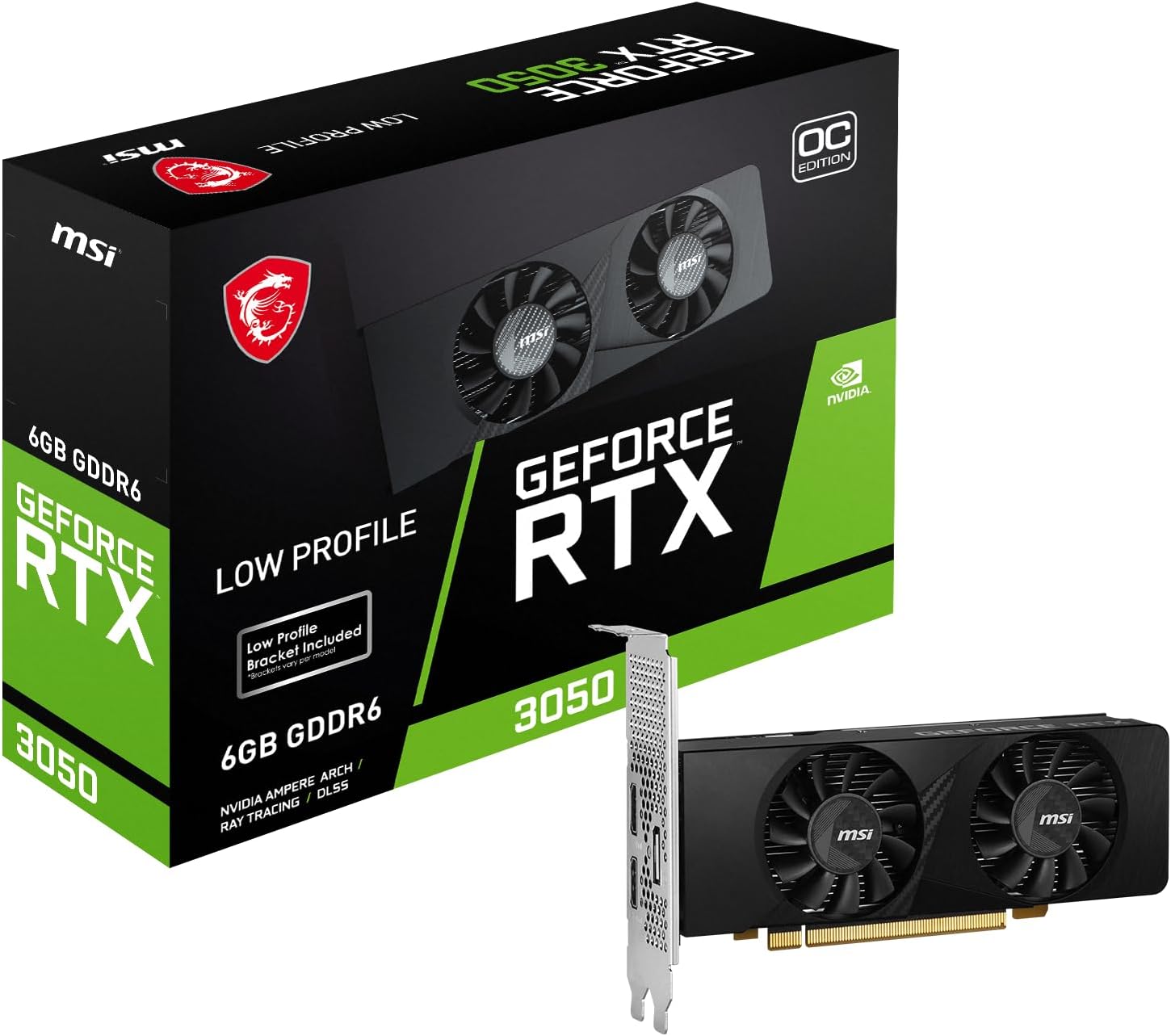 GeForce RTX 3050 LP 6G OC