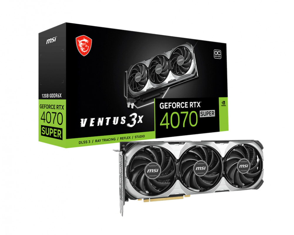 GeForce RTX 4070 SUPER 12G VENTUS 3X OC