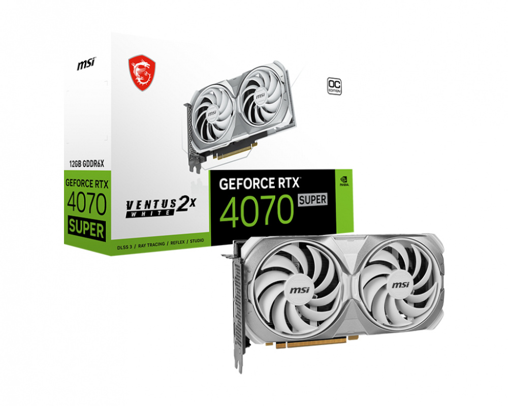 RTX 4070 SUPER 12G VENTUS 2X WHITE OC