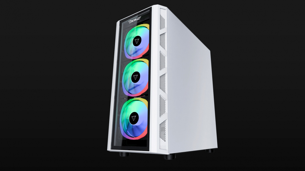 Expercom.mx - Gabinete Ocelot Gaming White Blixard con Ventana ARGB ...